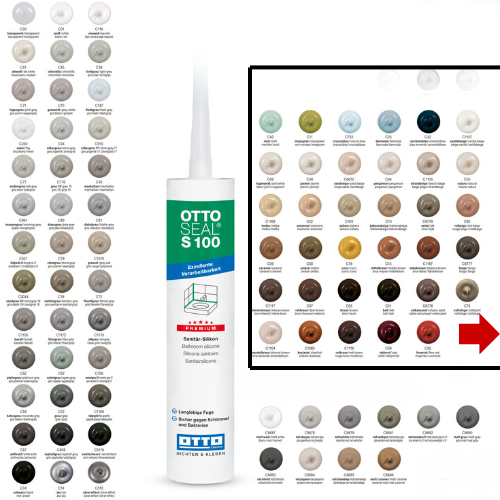 OTTOSEAL® S 100 | Mastic Silicone Sanitaire COULEUR