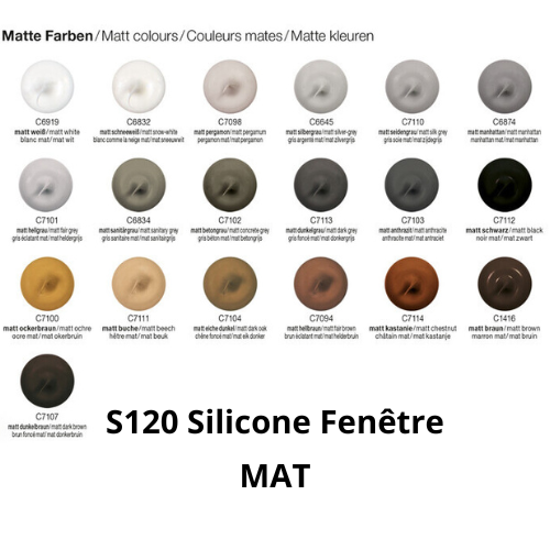 OTTOSEAL® S 120 | Mastic Silicone Fenêtre MAT